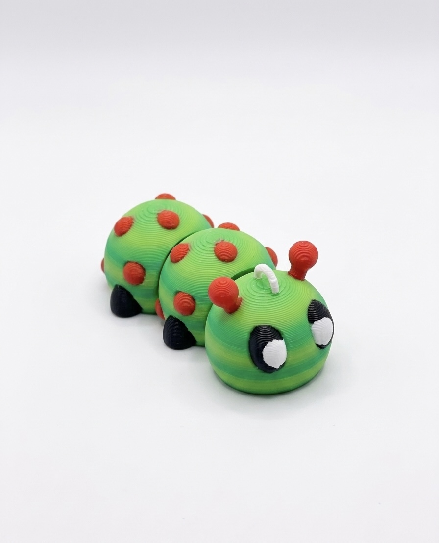 Kolorowa gąsiennica